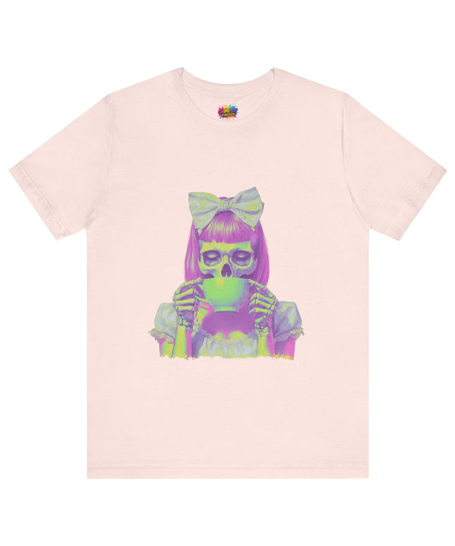 Pastel Skeleton Latte Tee