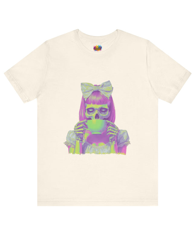 Pastel Skeleton Latte Tee