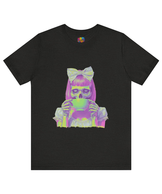 Pastel Skeleton Latte Tee