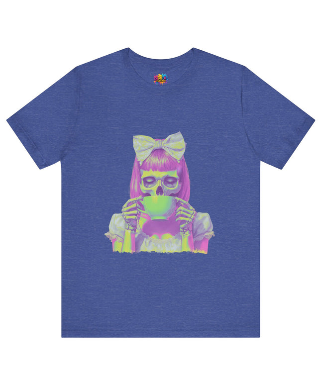 Pastel Skeleton Latte Tee
