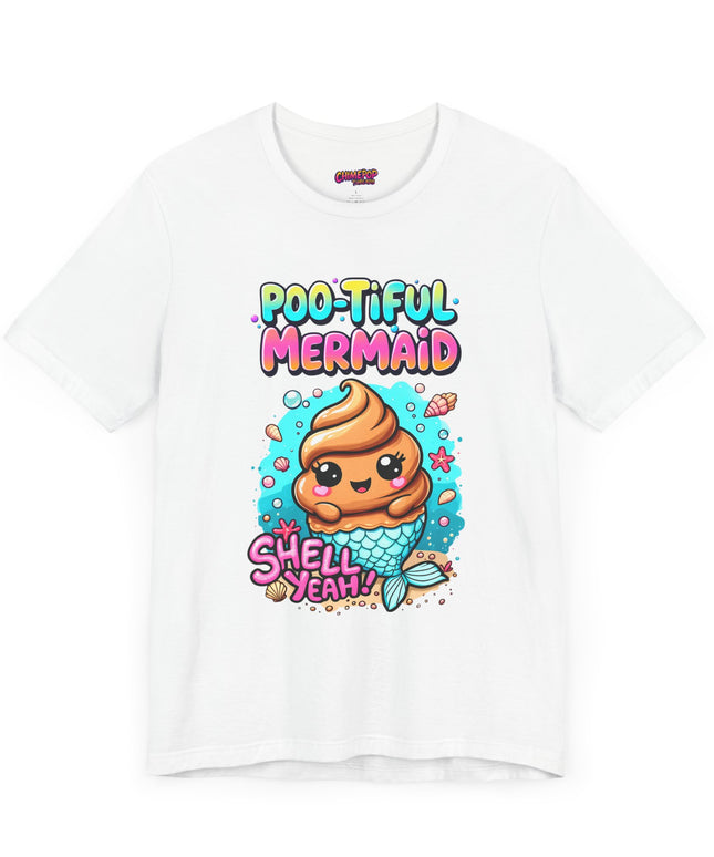 Poo Dressed as Poo-tiful Mermaid T-Shirt