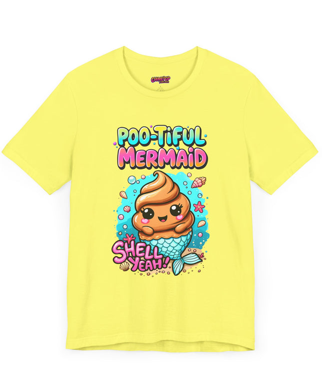 Poo Dressed as Poo-tiful Mermaid T-Shirt