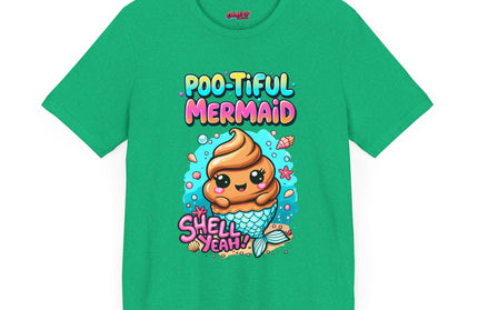 Poo Dressed as Poo-tiful Mermaid T-Shirt