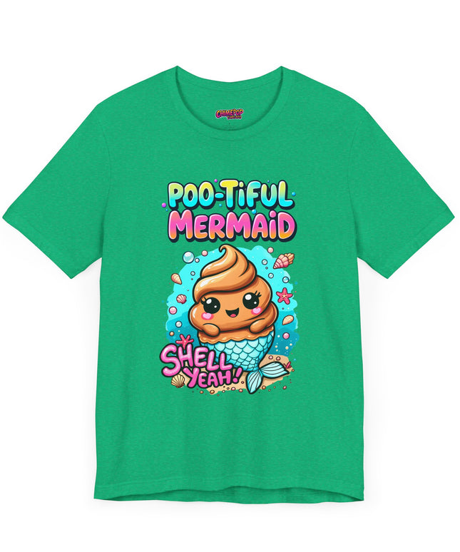 Poo Dressed as Poo-tiful Mermaid T-Shirt
