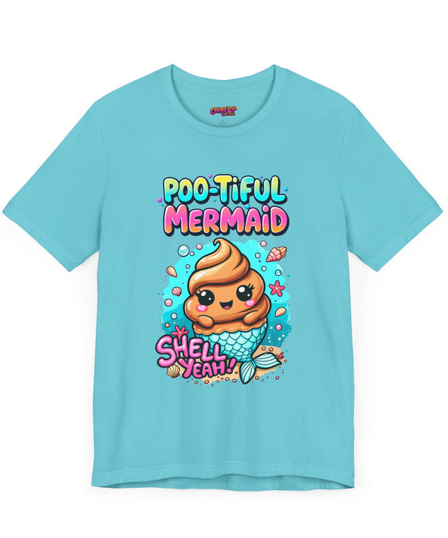 Poo Dressed as Poo-tiful Mermaid T-Shirt
