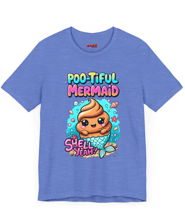 Poo Dressed as Poo-tiful Mermaid T-Shirt