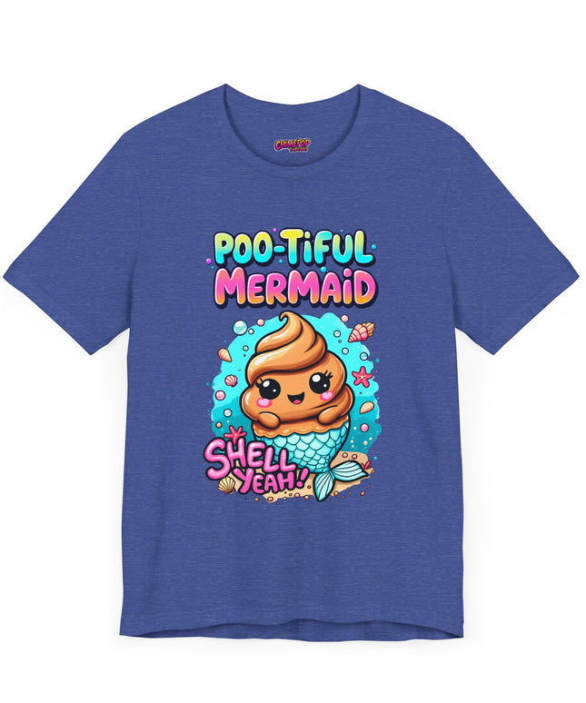 Poo Dressed as Poo-tiful Mermaid T-Shirt