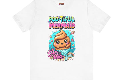 Poo Dressed as Poo-tiful Mermaid T-Shirt