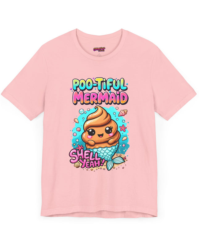 Poo Dressed as Poo-tiful Mermaid T-Shirt