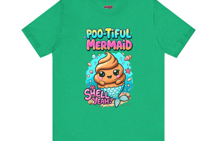 Poo Dressed as Poo-tiful Mermaid T-Shirt