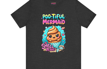 Poo Dressed as Poo-tiful Mermaid T-Shirt