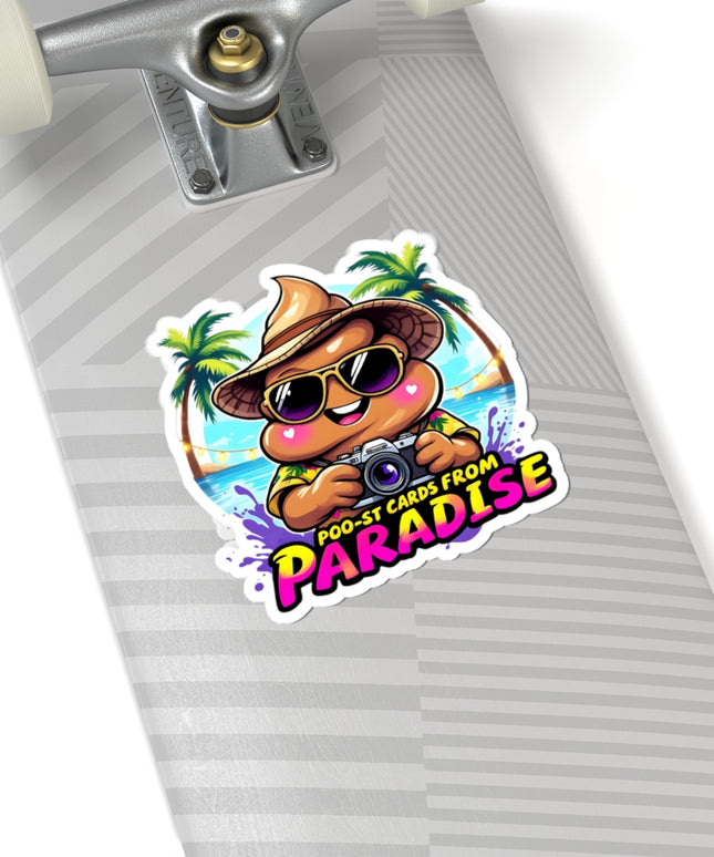 Poo-st Cards From Paradise Adventure ChimePop Stickers