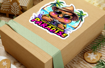 Poo-st Cards From Paradise Adventure ChimePop Stickers