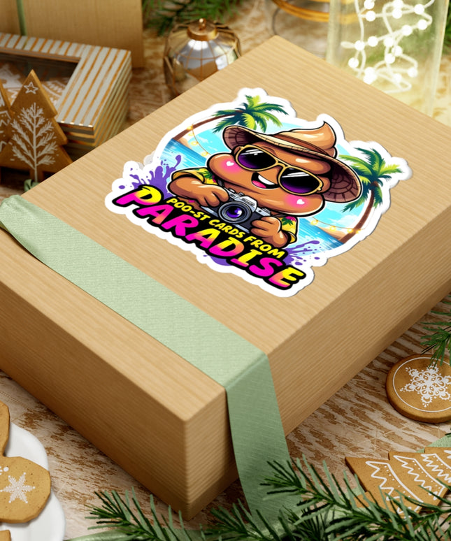 Poo-st Cards From Paradise Adventure ChimePop Stickers