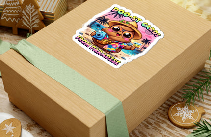 Poo-st Cards From Paradise ChimePop Stickers