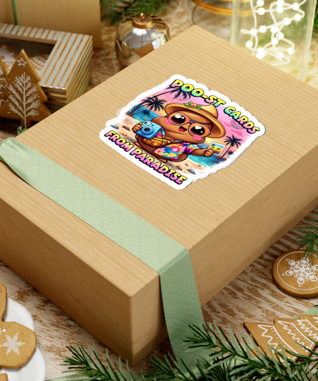 Poo-st Cards From Paradise ChimePop Stickers