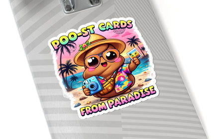 Poo-st Cards From Paradise ChimePop Stickers