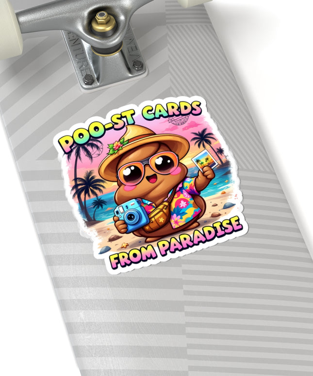 Poo-st Cards From Paradise ChimePop Stickers