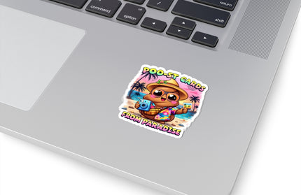 Poo-st Cards From Paradise ChimePop Stickers