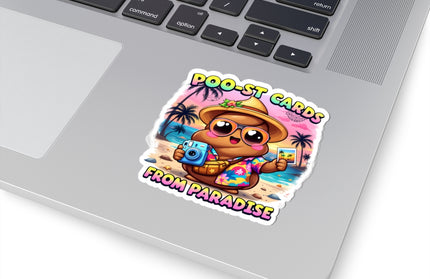 Poo-st Cards From Paradise ChimePop Stickers