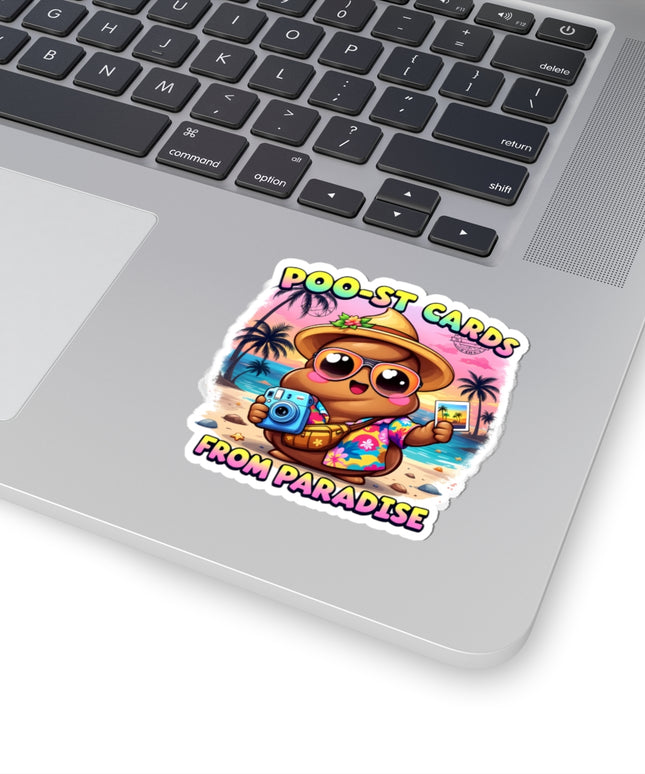 Poo-st Cards From Paradise ChimePop Stickers