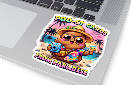 Poo-st Cards From Paradise ChimePop Stickers