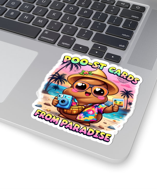 Poo-st Cards From Paradise ChimePop Stickers