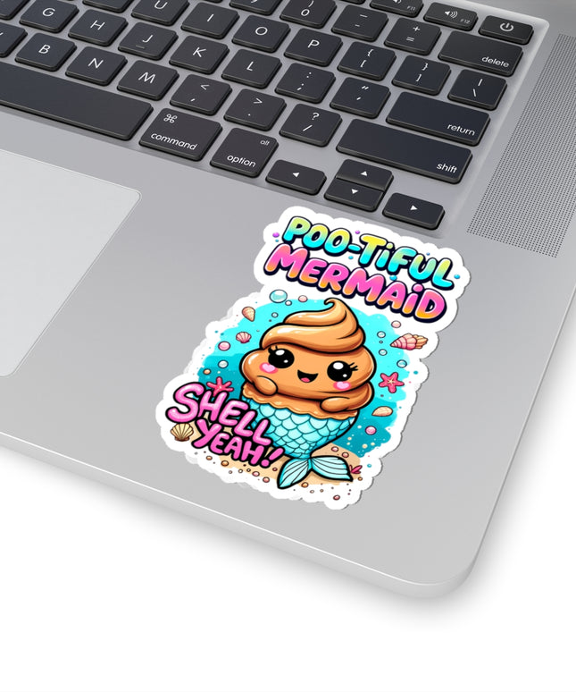 Poo-tiful Mermaid ChimePop Stickers
