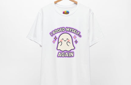 Purple Boo Chibi Ghost Tee