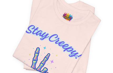 Rainbow Bone Peace Skeleton Tee