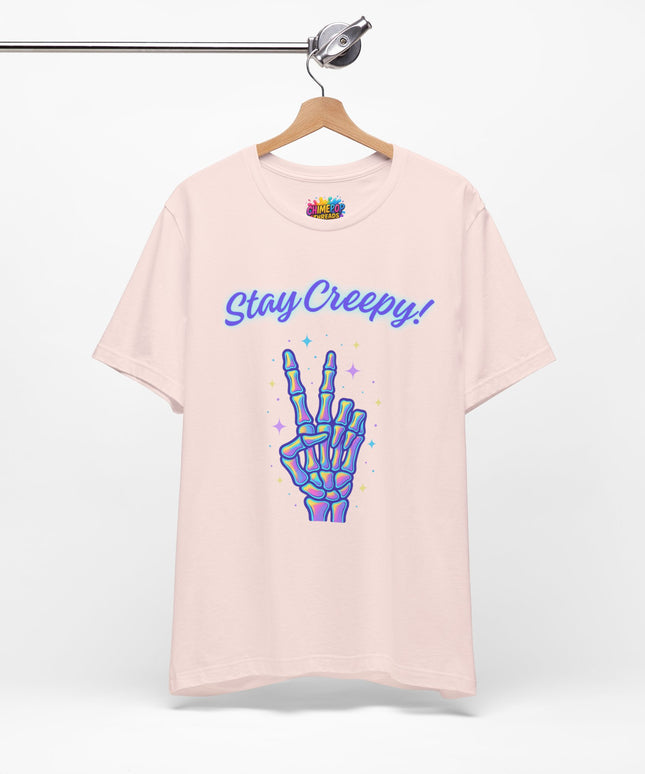 Rainbow Bone Peace Skeleton Tee