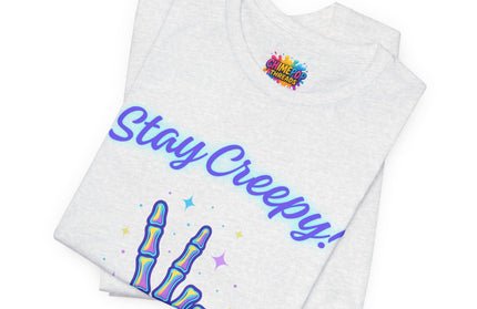 Rainbow Bone Peace Skeleton Tee