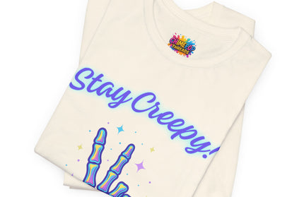 Rainbow Bone Peace Skeleton Tee