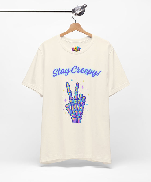 Rainbow Bone Peace Skeleton Tee