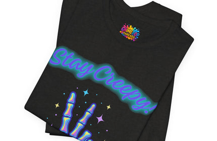 Rainbow Bone Peace Skeleton Tee