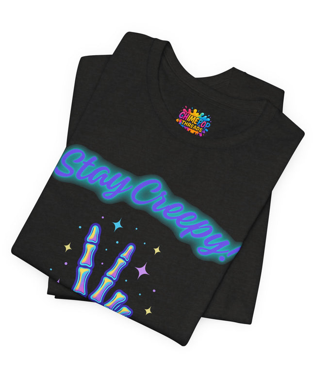 Rainbow Bone Peace Skeleton Tee