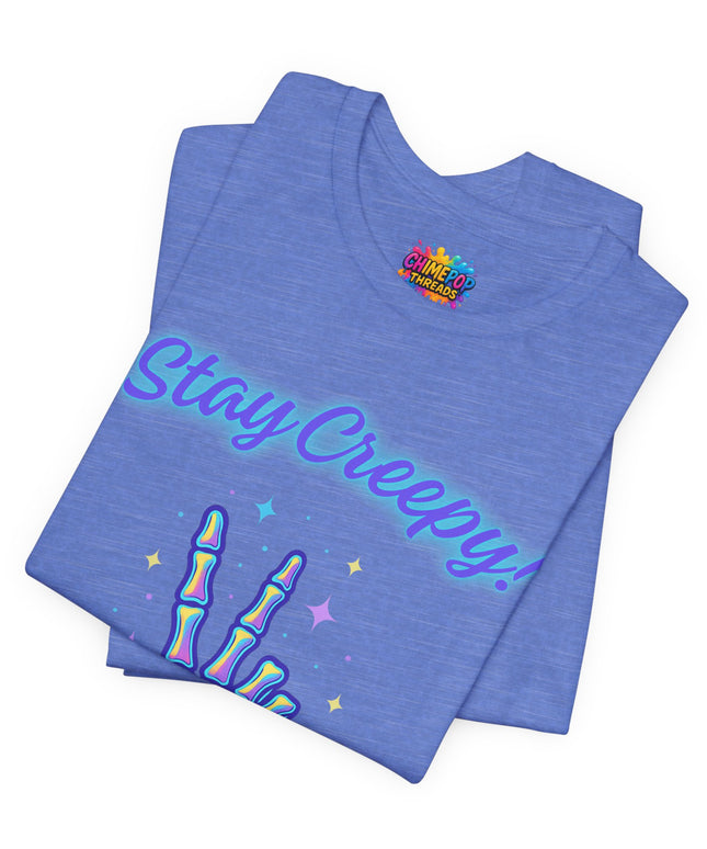 Rainbow Bone Peace Skeleton Tee