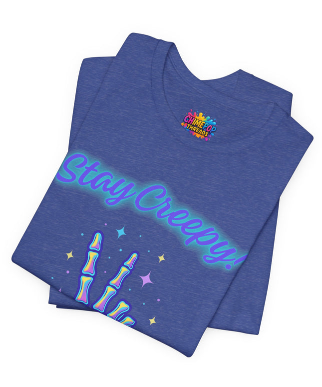 Rainbow Bone Peace Skeleton Tee
