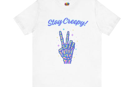 Rainbow Bone Peace Skeleton Tee