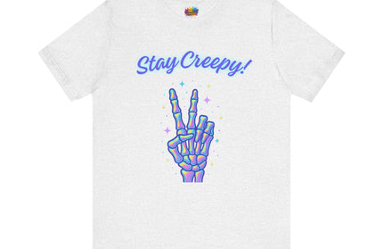Rainbow Bone Peace Skeleton Tee