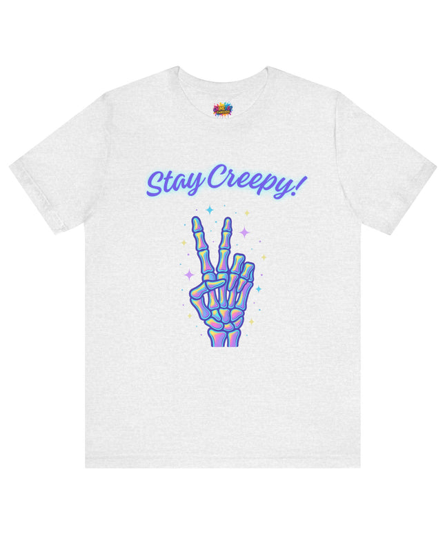 Rainbow Bone Peace Skeleton Tee