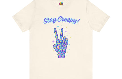 Rainbow Bone Peace Skeleton Tee