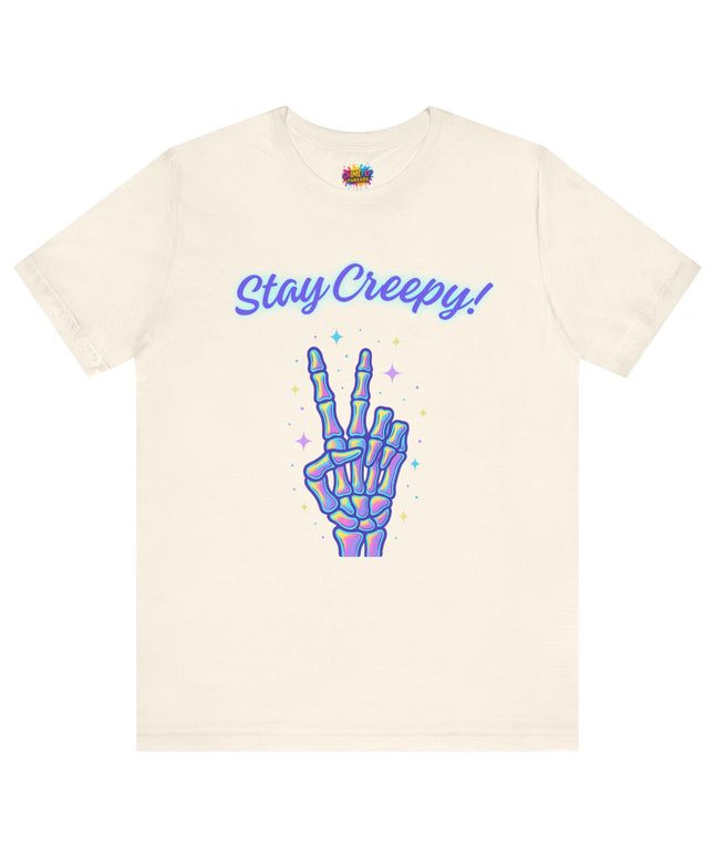 Rainbow Bone Peace Skeleton Tee
