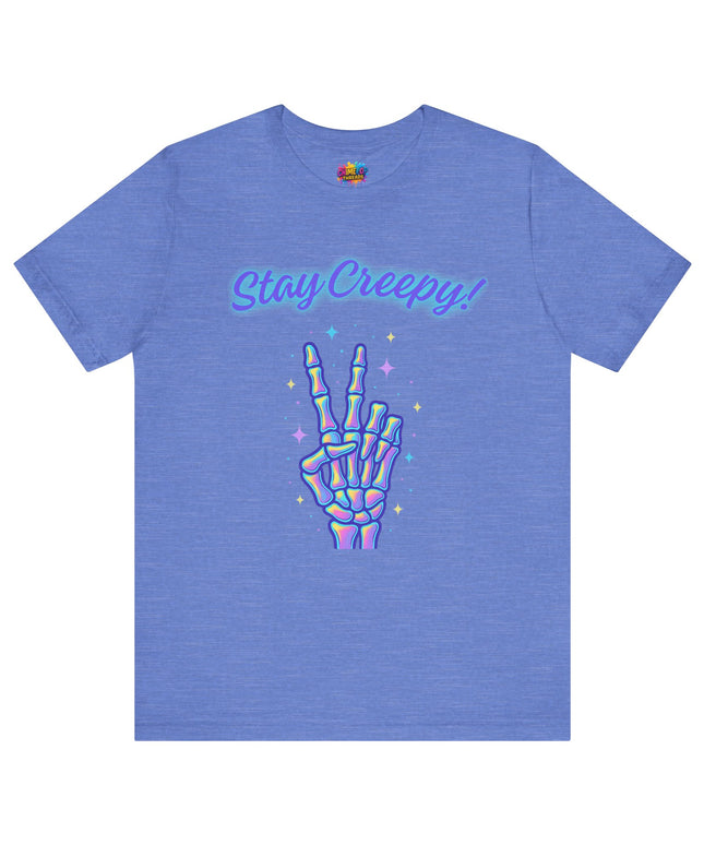Rainbow Bone Peace Skeleton Tee