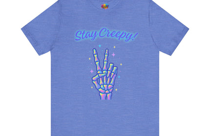 Rainbow Bone Peace Skeleton Tee