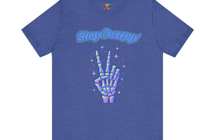 Rainbow Bone Peace Skeleton Tee