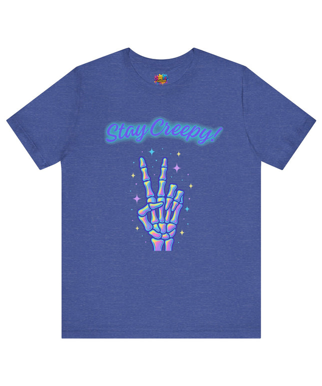 Rainbow Bone Peace Skeleton Tee