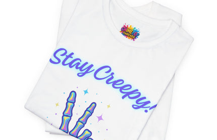 Rainbow Bone Peace Skeleton Tee