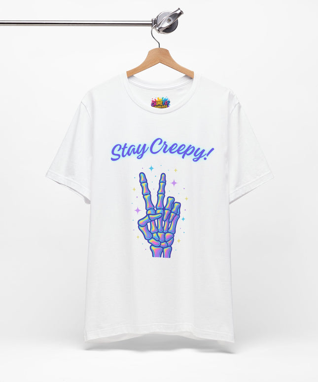 Rainbow Bone Peace Skeleton Tee