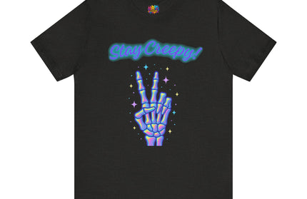 Rainbow Bone Peace Skeleton Tee